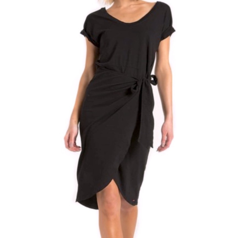 n:PHILANTHROPY New w/ Tags $168 Bellan Wrap Skirt Black Cat